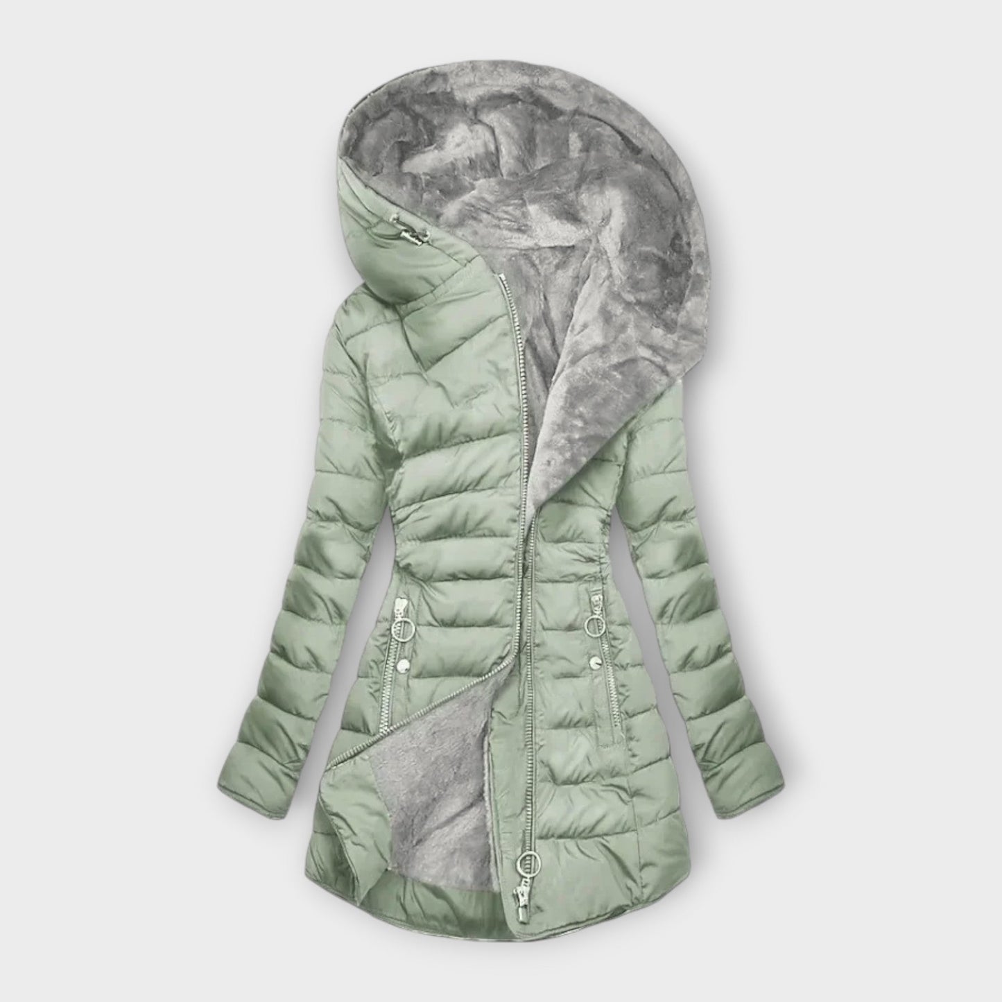 Ella™ | Luxury Fleece Lined Winter Coat