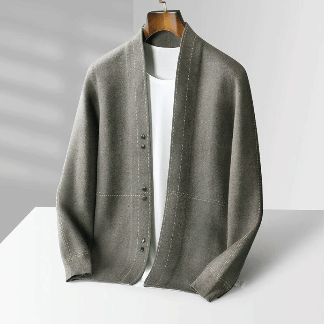 ALAIN - MEN'S KNITTED CARDIGAN