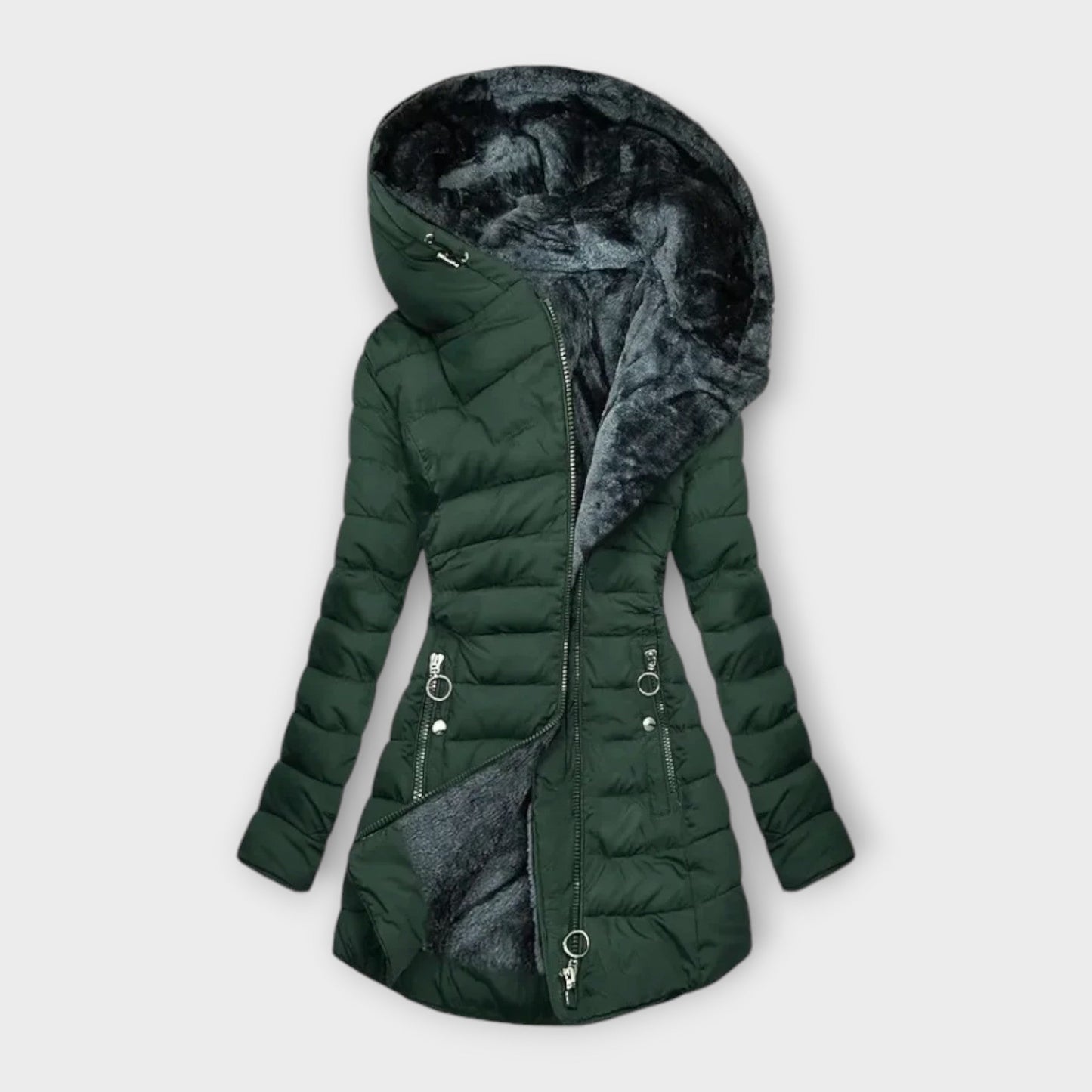 Ella™ | Luxury Fleece Lined Winter Coat