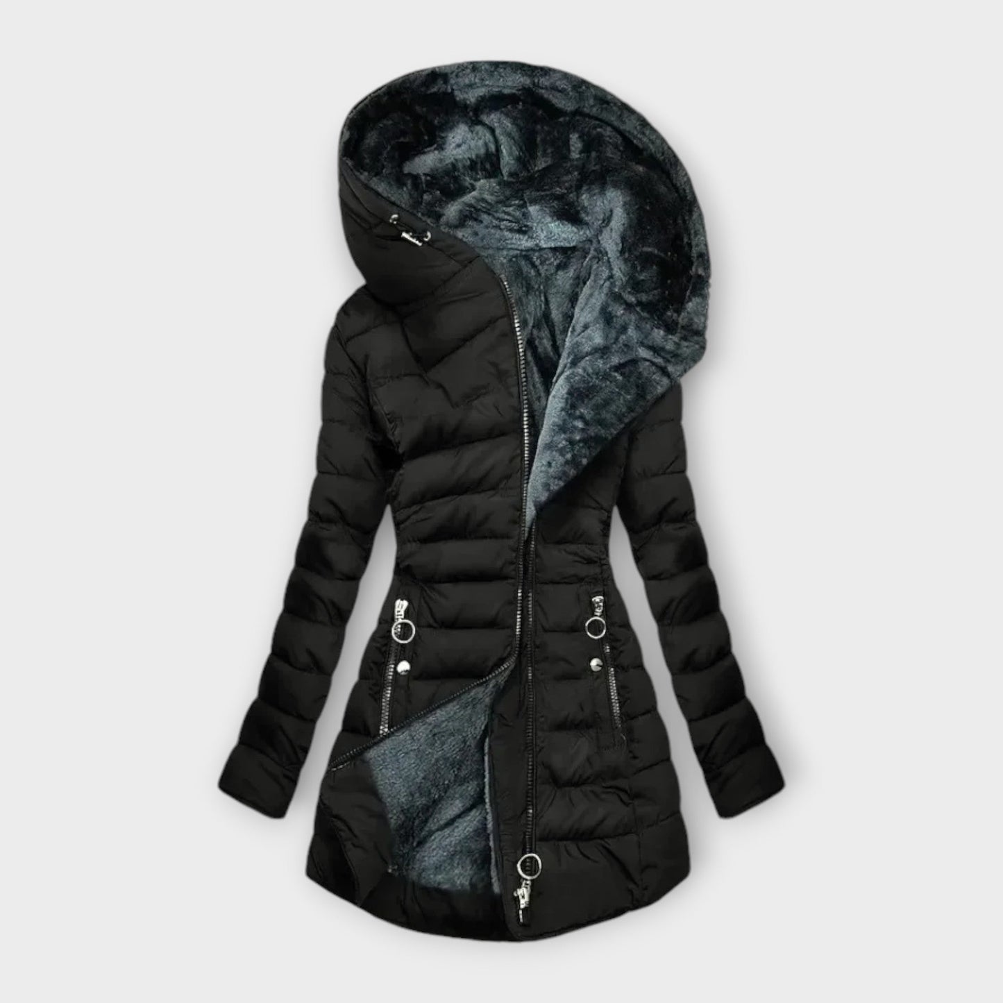 Ella™ | Luxury Fleece Lined Winter Coat