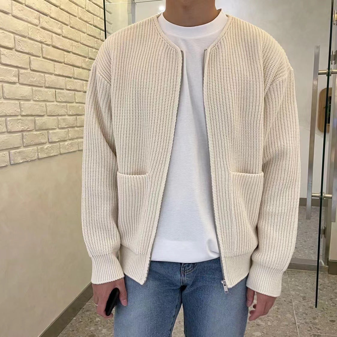 Julian | Trendy Knitted Cardigan