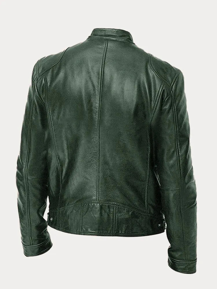 Jordan™ | Men's Minimalist and Versatile Leather Jacket