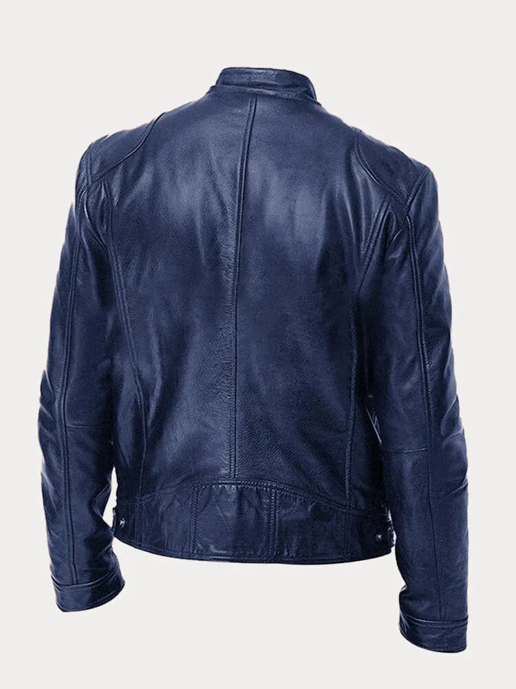 Jordan™ | Men's Minimalist and Versatile Leather Jacket