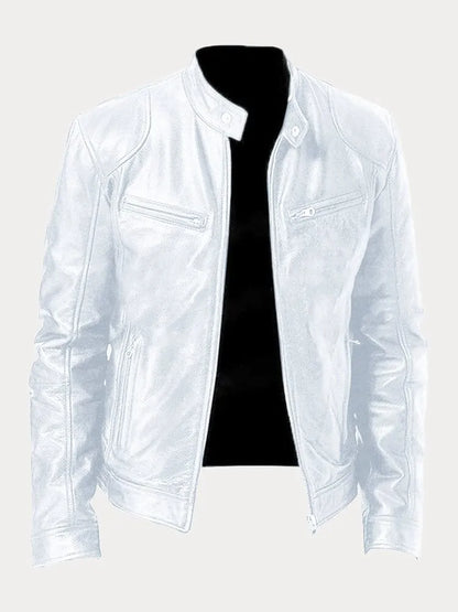 Jordan™ | Men's Minimalist and Versatile Leather Jacket