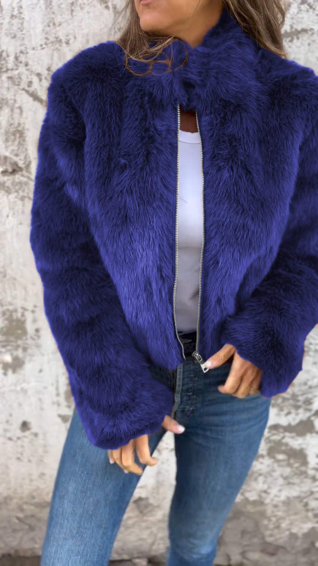 Silvia | Faux Fur Jacket